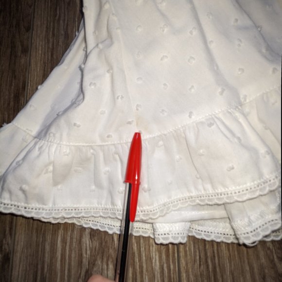 [KIDS 2/$40] NWT Baby Girl (3M) - CARTER'S White Swiss Dot Dress Set - Picture 4 of 4